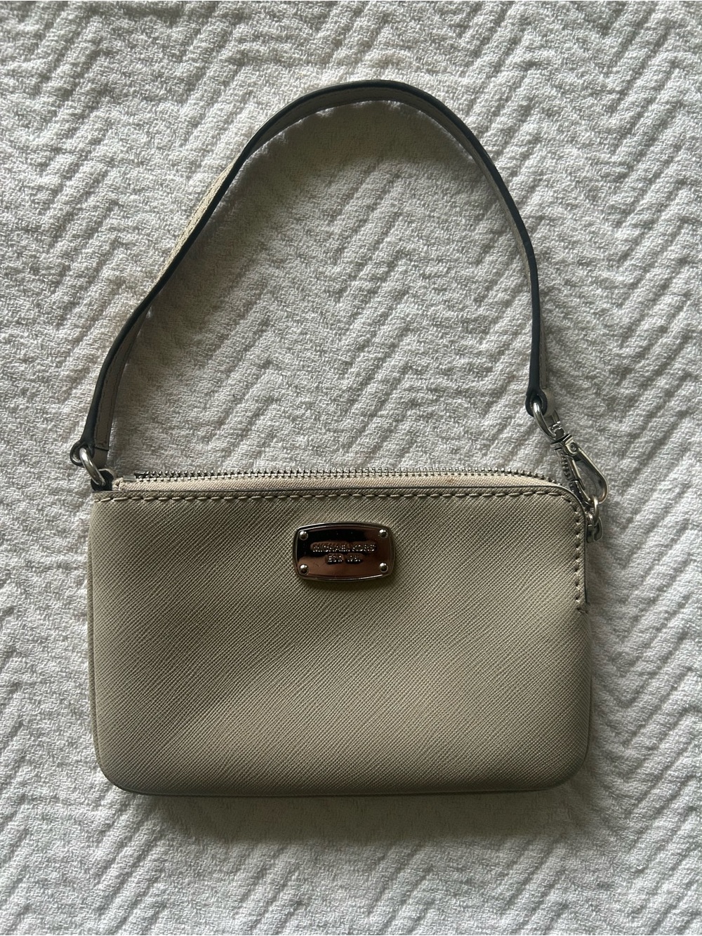Michael Kors Beige Wristlet